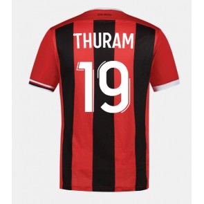 OGC Nice Khephren Thuram #19 Replika Hjemmebanetrøje 2023-24 Kortærmet